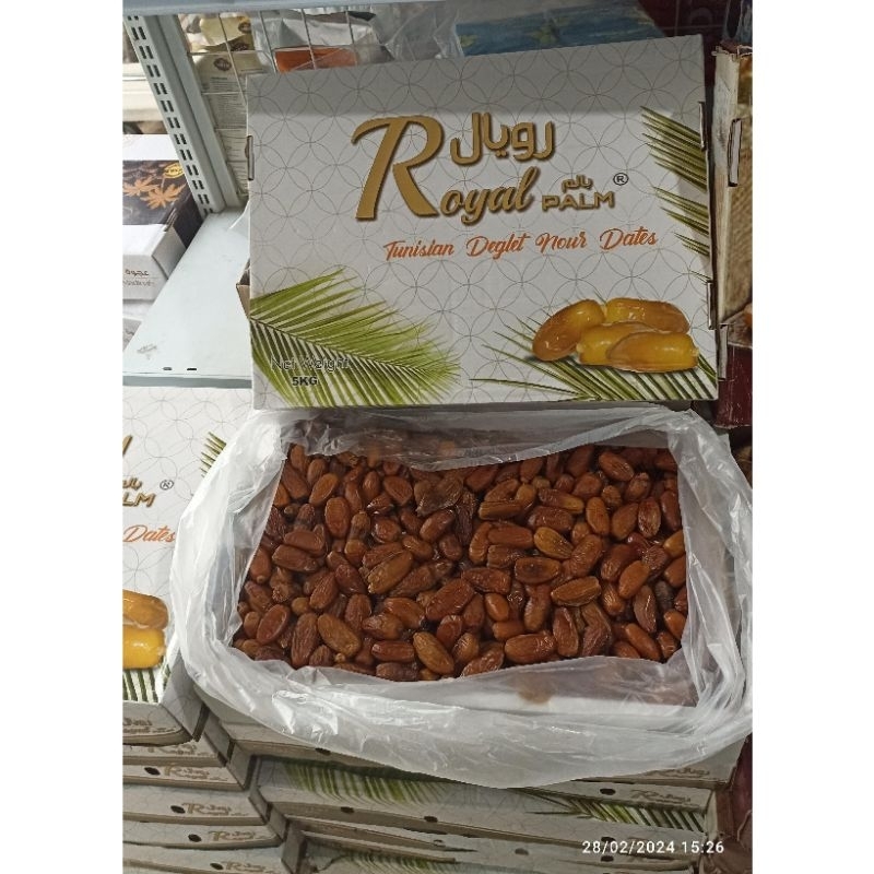 

KURMA TUNISIA MADU dus 5kg Asli Murni Original Halal Dates Fruit MURAH