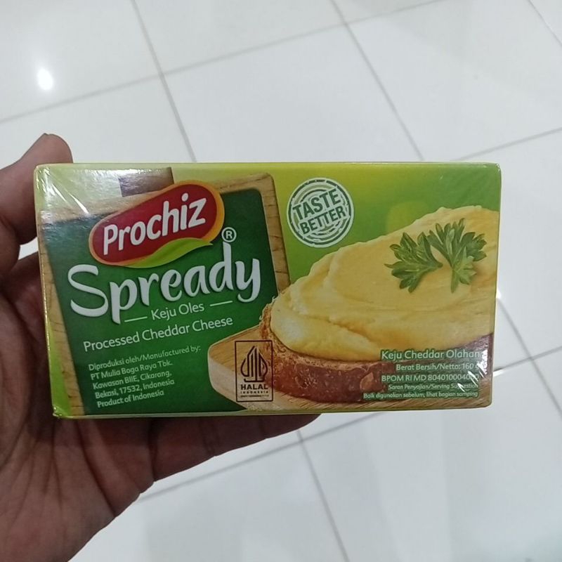 

Prochiz Keju Cheddar 160 g Spready