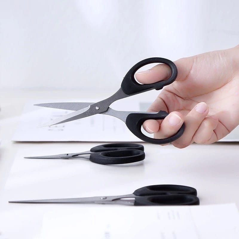 

GUNTING STAINLESS TAJAM SERBAGUNA KECIL SEDANG BESAR / GUNTING KERTAS KAIN BENANG PERLENGKAPAN SEKOLAH KANTOR ATK EMIGO DAPUR / SCISSORS