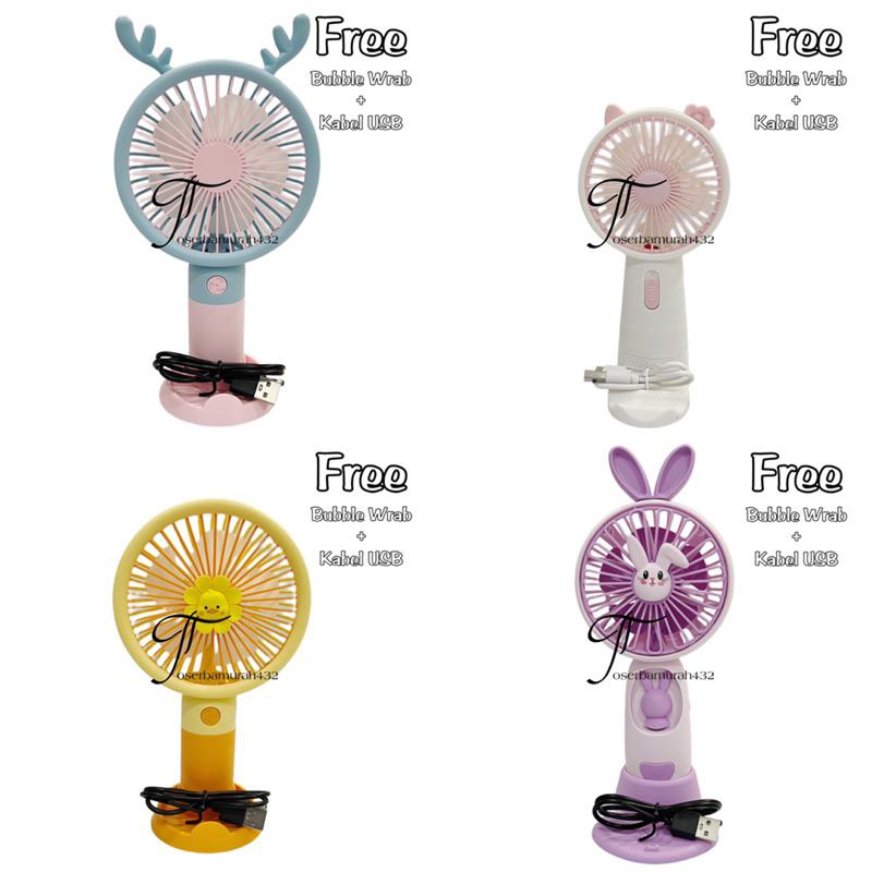 KIPAS MINI PORTABLE KIPAS TRAVELING KECIL MINI FAN ANGIN Kipas Angin Mini Portable Cooling Fan Buckl