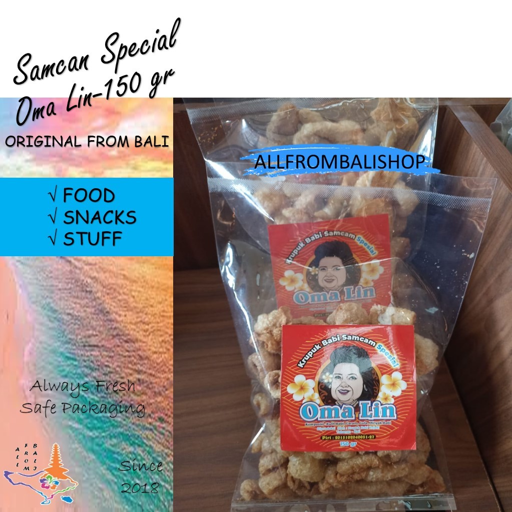 

KERUPUK SAMCAN SPECIAL OMA LIN-150 gr
