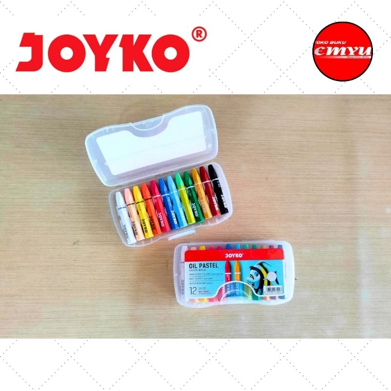 

Oil Pastels Crayon 12 Warna Joyko