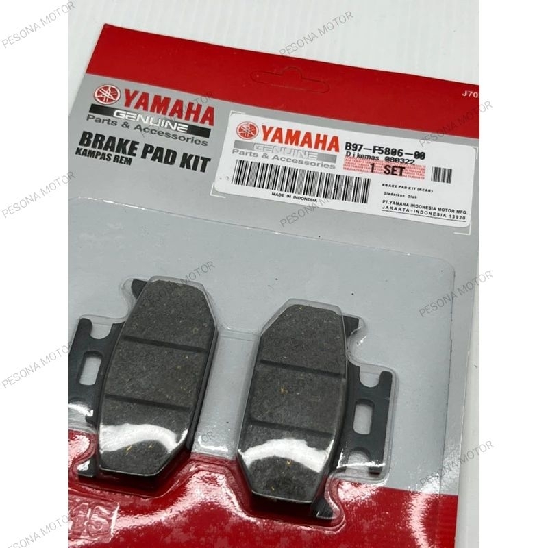 Kampas Rem Belakang XSR165, R15 VVA, Vixion R B97-F5806-00 Original Yamaha