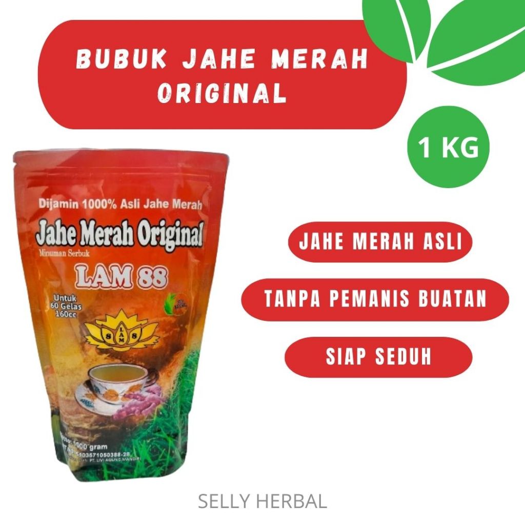 

BUBUK JAHE MERAH ORIGINAL 1KG - MERK LAM 88