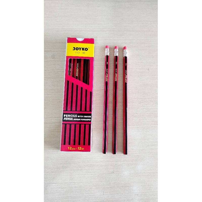 

Grosir Pensil HB Joyko 6151 Isi 12pcs