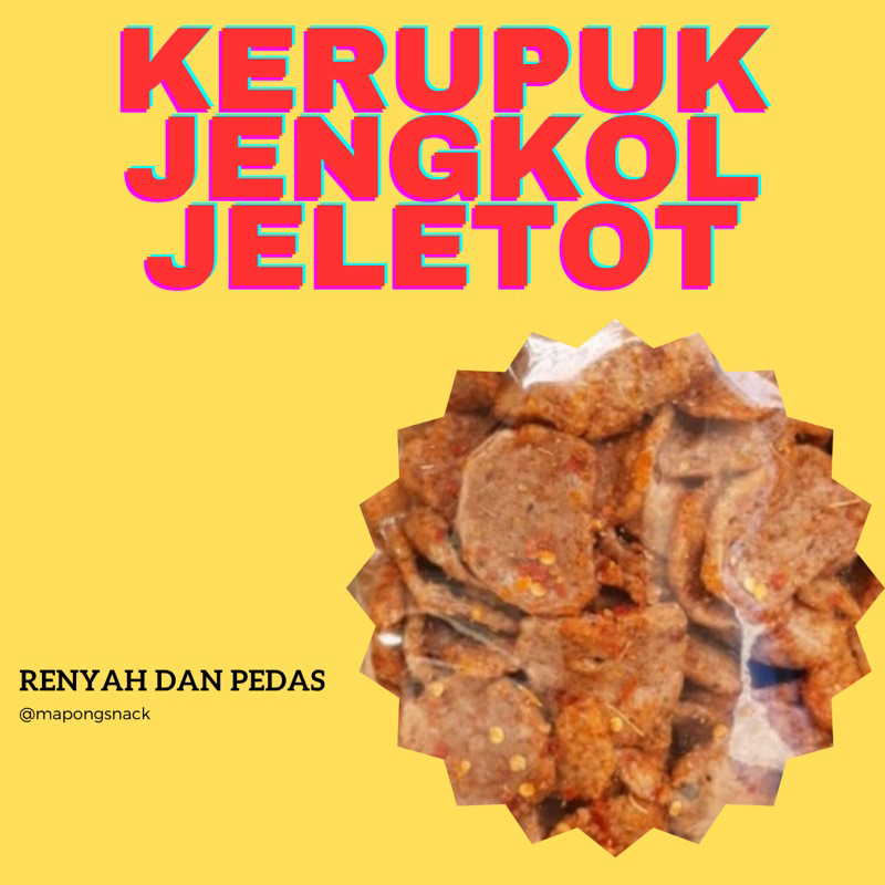 

Kerupuk Jengkol Jeletot 250gr