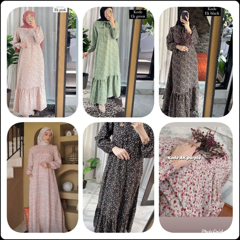 Aurora Dress, Umnia 10,  Dan Maura Dress By Jannat Ready Stok