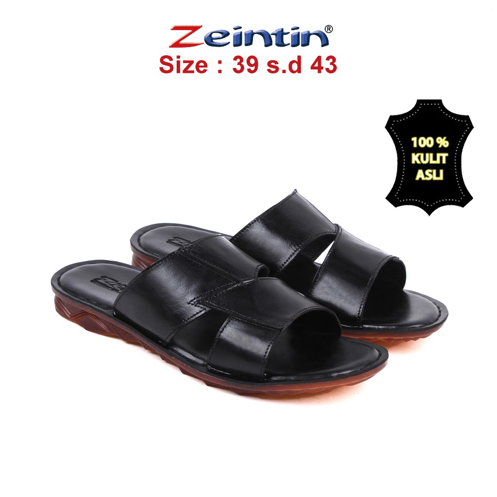 Star Zeintin  Sandal Pria Zeintin  Bahan Kulit  Fashion Pria Sandal Pria Kasual Formal KK murah