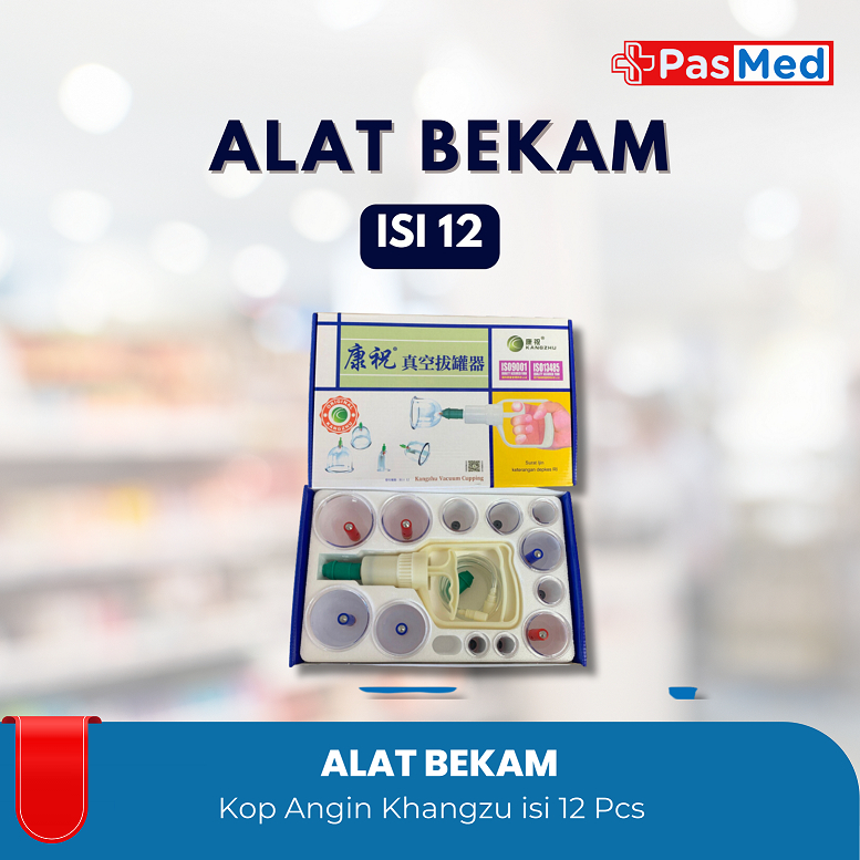 BEKAM KHANGZU ISI 12 SET / ALAT BEKAM KOP ANGIN