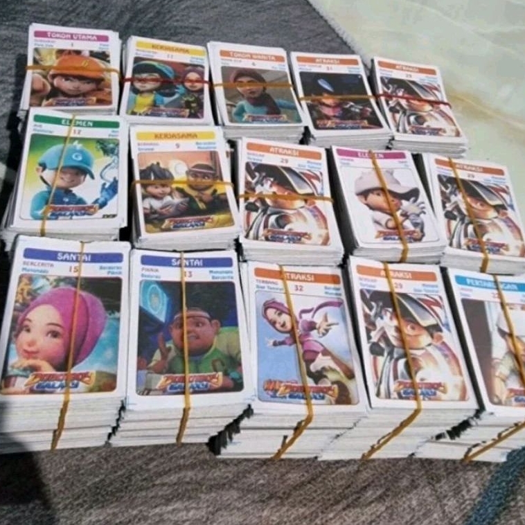 kartu kwartet kartu debokan isi 320 lembar