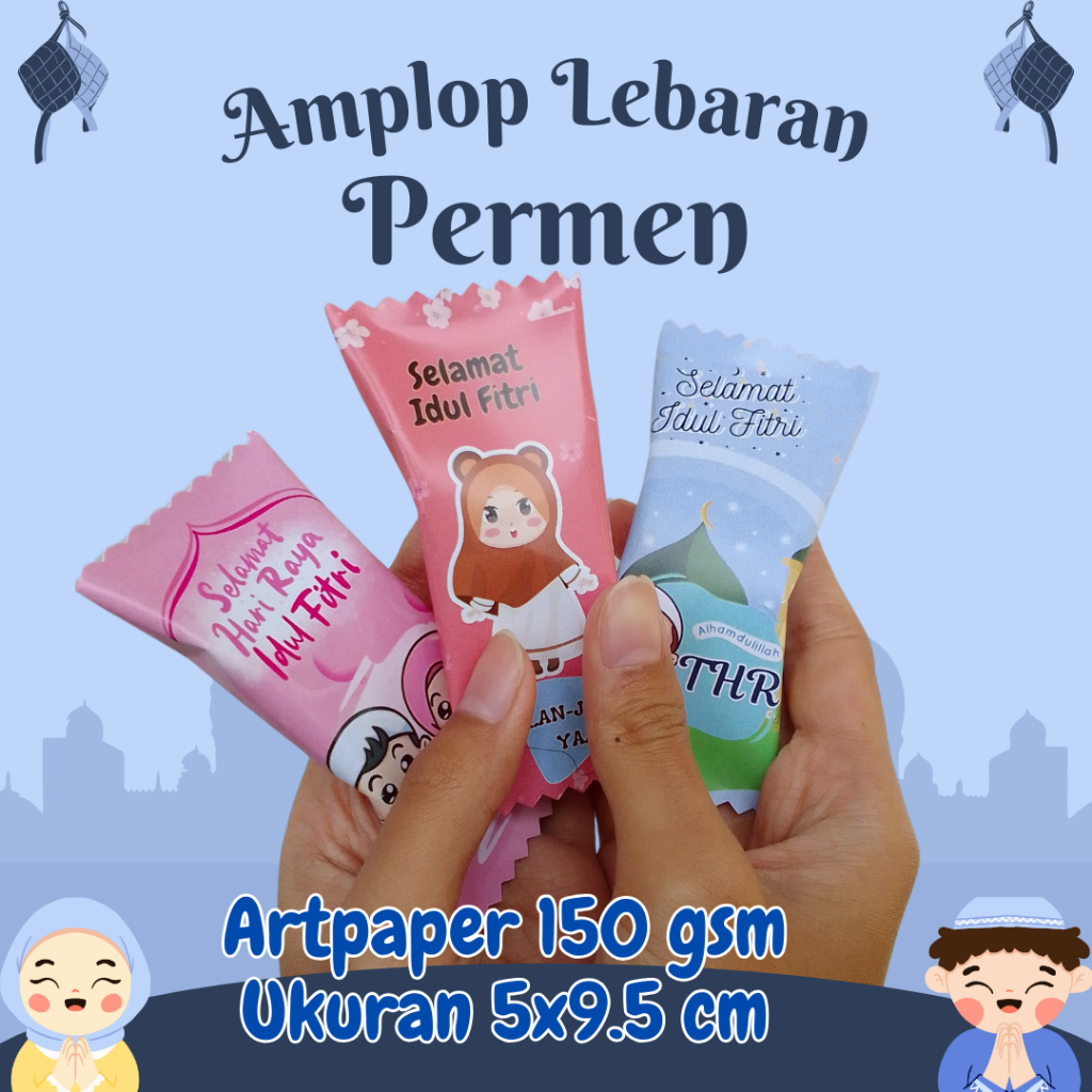

(READY STOCK) AMPLOP LEBARAN PERMEN IDUL FITRI 2025 | AMPLOP LEBARAN LUCU IDUL FITRI 1446 H