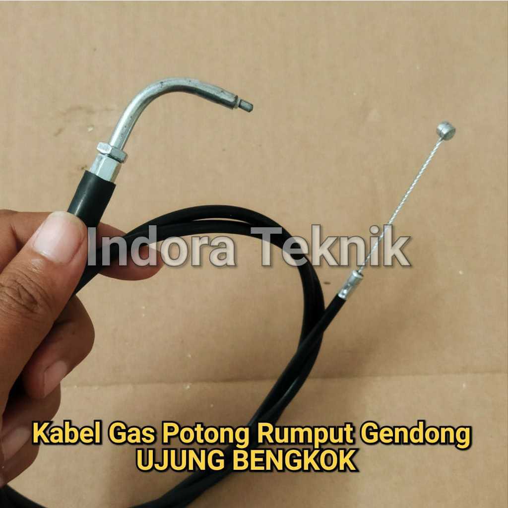 Kabel Gas Mesin Potong Rumput Gendong - UJUNG BENGKOK - Spare Part Seling Gas