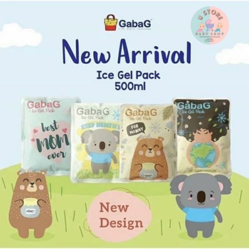 Ice gel Gabag Ice Gel Gabag Hot an cold Gel pack pendingin Tas Asi / cooler bag Gabag 500gram