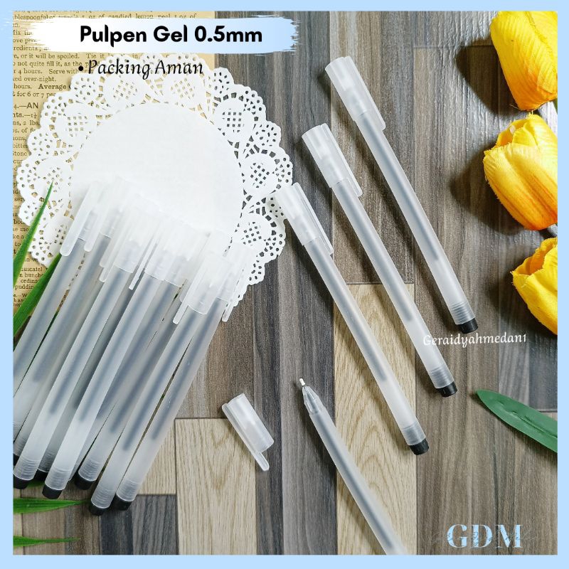 

Pulpen Gel 0.5mm Polos Dove