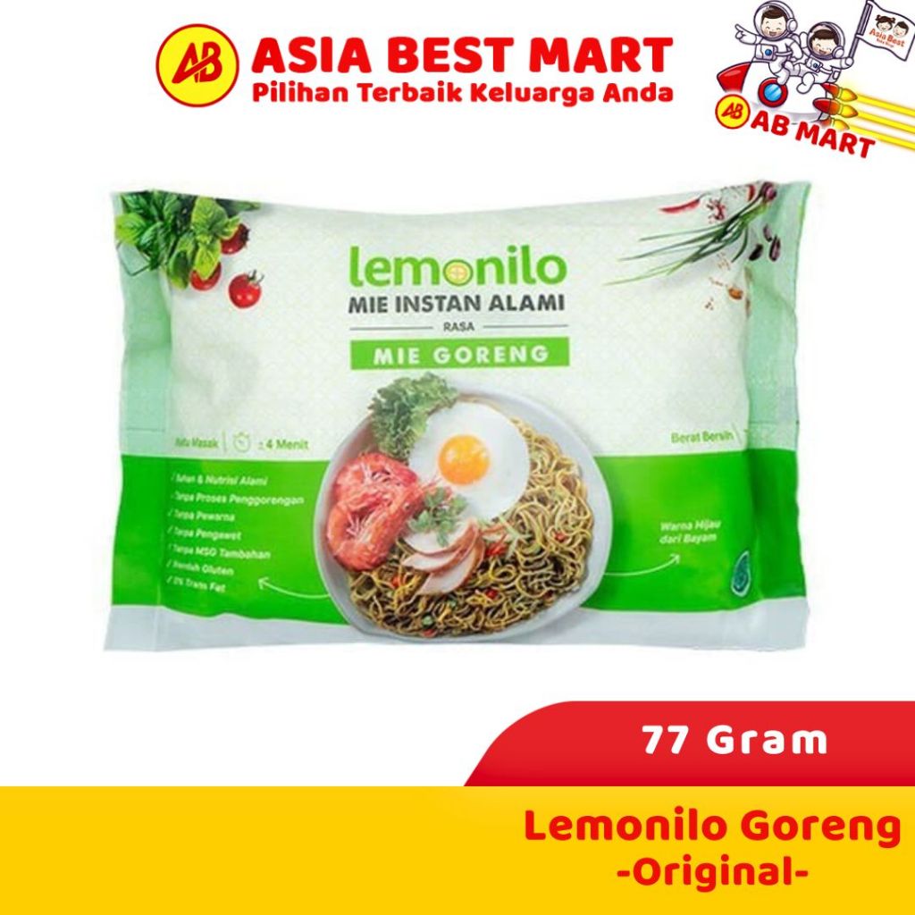 

Lemonilo Mie Goreng 77 Gr Mie Instant Sehat