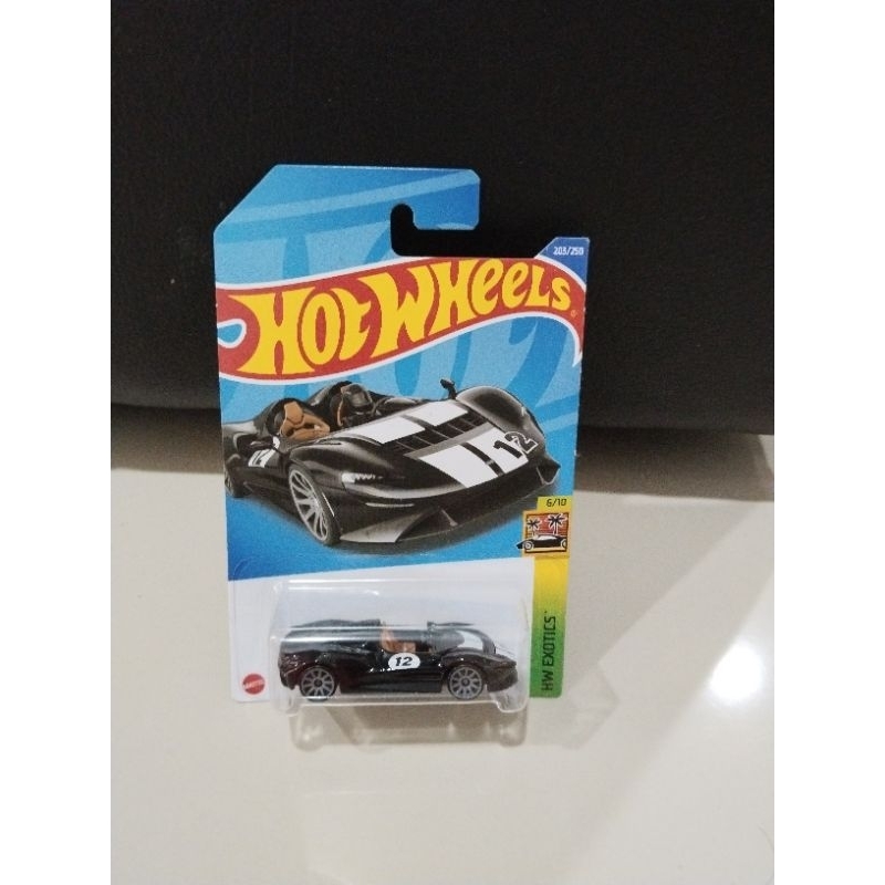 mclaren elva hotwheels exotics hitam