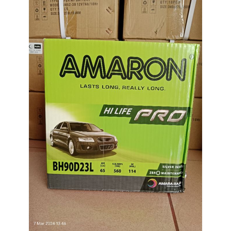 AKI MOBIL ALPHARD I-STOP, VELLFIRE, MAZDA CX3, MAZDA CX5 AMARON 90D23L / Q85 AKI KERING