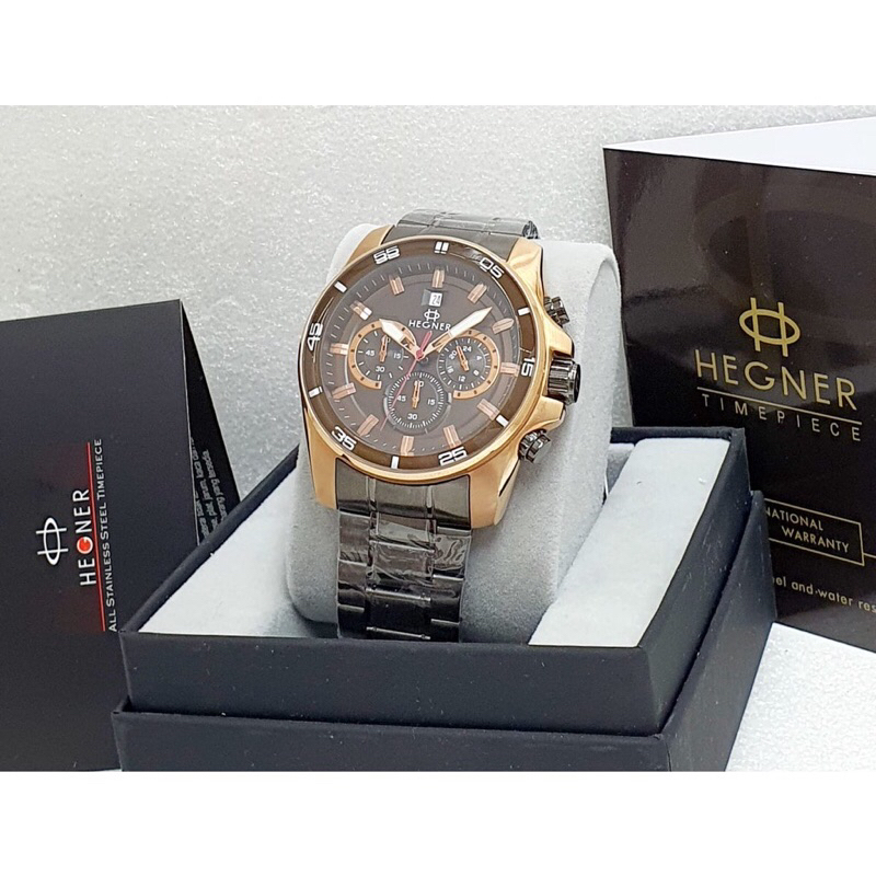 JAM TANGAN PRIA  HEGNER 9001G-3 / HW 9001G-3 / HEGNER 9001 chronograph [ORIGINAL]