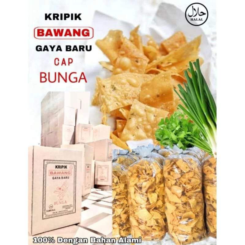 

Kripik bawang GAYA BARU 800 gram