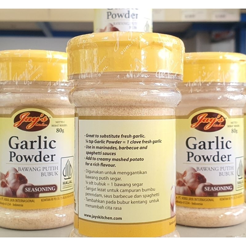 

RK01 Jay's Garlic Powder / Jays Bubuk Bawang Putih Bumbu Dapur 80Gr