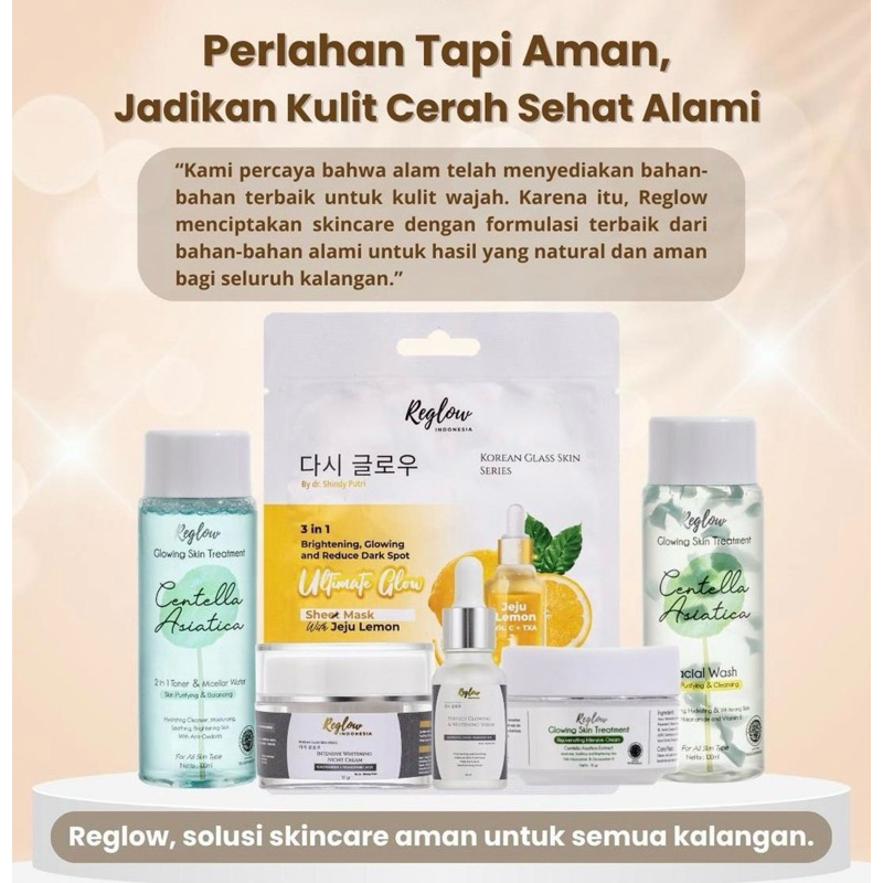 REGlOW SKINCARE ORIGINAL DR SHINDY ECER & PAKET OFFICIAL STORE RESMI