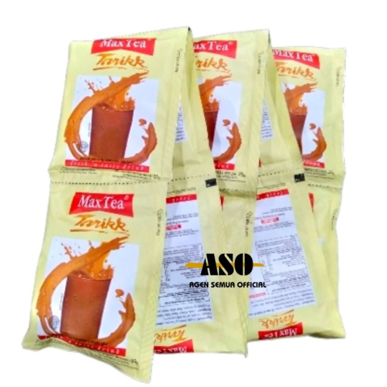 

GCY262 Terlaku MAX TEA TEH TARIK 25gr Sachet RENCENG ISI 1 PROMO