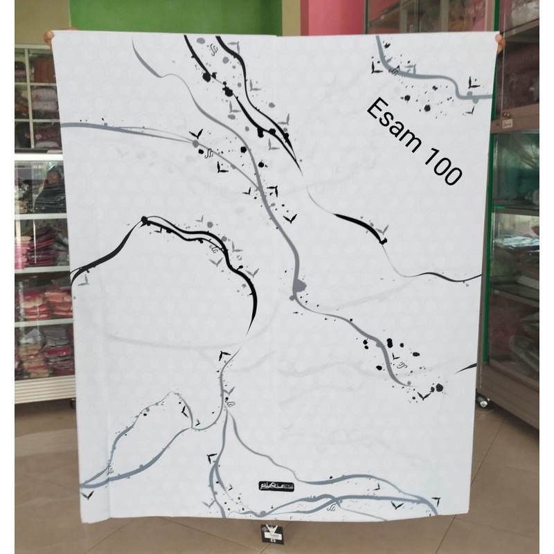 TERBARU sarung rabbani motif esam warna putih - sarung dewasa putih - sarung putih rabbani - sarung 