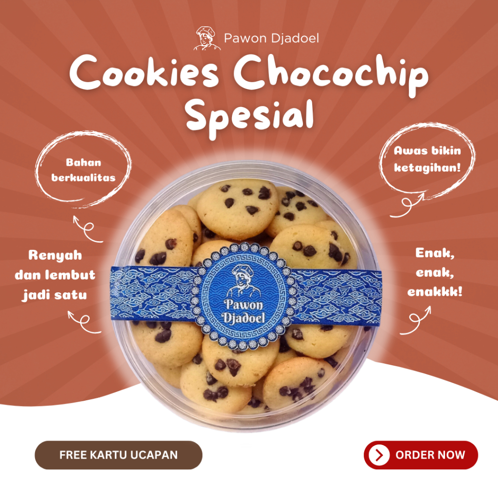 

Kue Kering Cookies Chocochip Special 250 gram / Kue Lebaran Lezat
