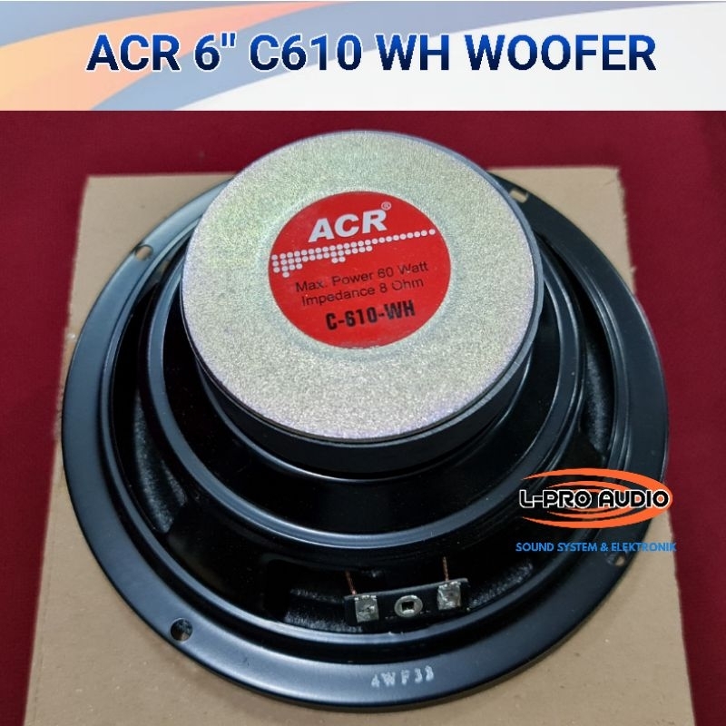 Speaker ACR 610-WH woofer  6inch