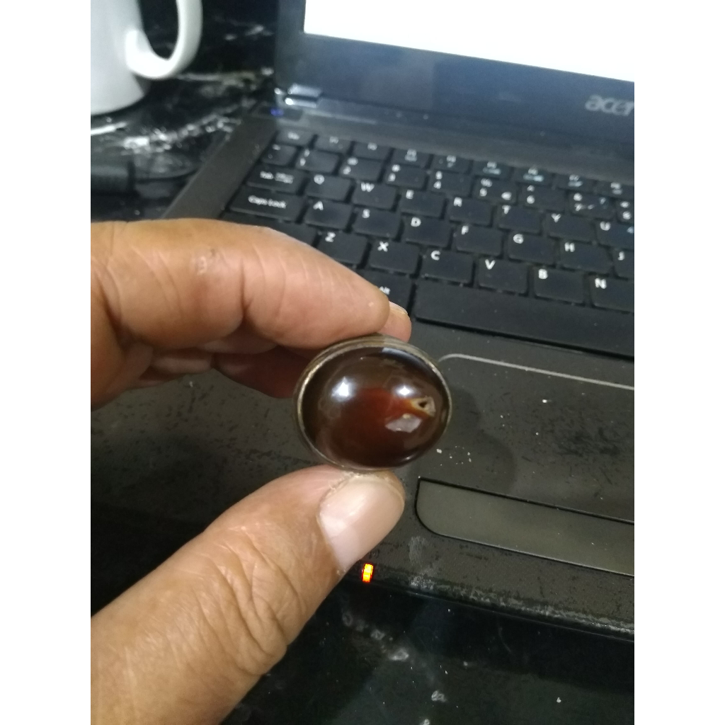Cincin batu Yaman Merah Combong