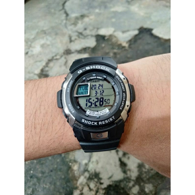 Jam tangan Casio G-Shock G-7700-1DR Original second mulus