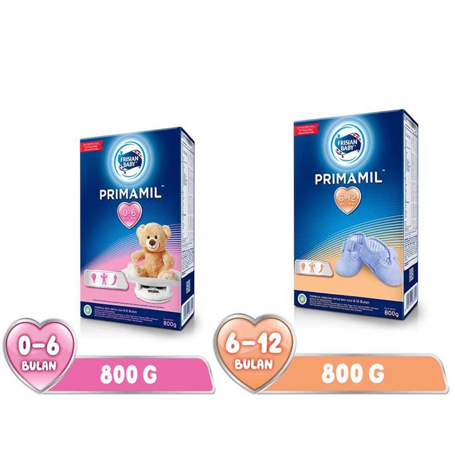 Susu Frisian Baby Primamil 0-6 bulan & 6-12 bulan 750gr