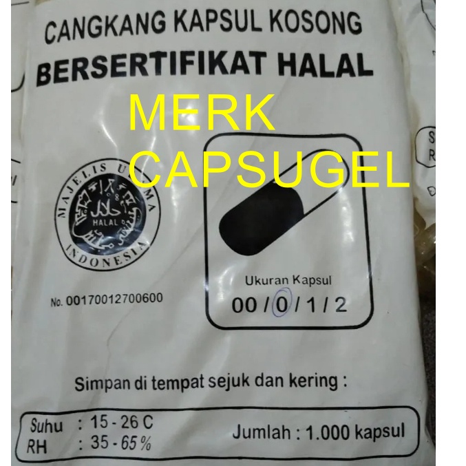 

JRW169 KODE 77 cangkang kapsul capsugel kapsulindo cangkang kosong size nol 1 satu 2 dua 3 tiga bening transparan clear