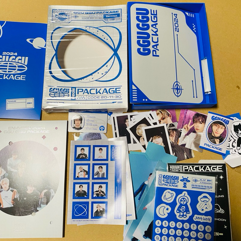 (READY) READY STOCK SHARING ENHYPEN GGU GGU PACKAGE 2024  jungwoon heeseung jay j