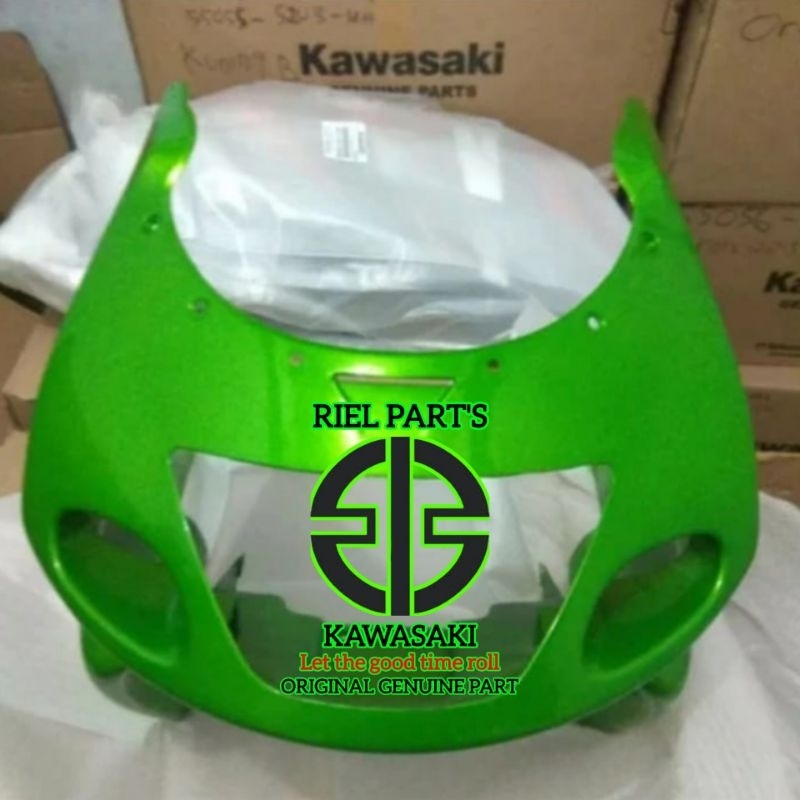 BATOK LAMPU DEPAN HIJAU METALIK NINJA RR LAMA NINJA RR OLD ORIGINAL KAWASAKI