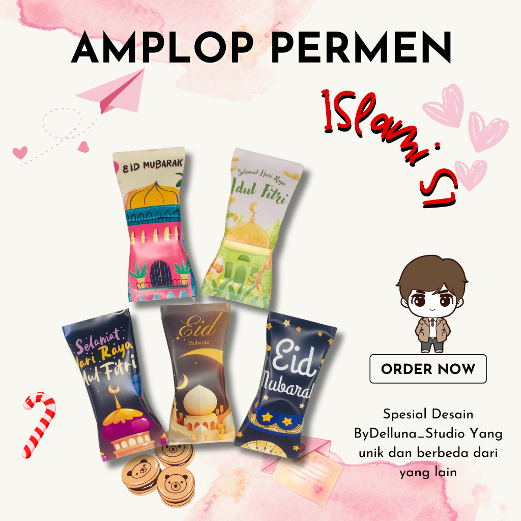 

Amplop Lebaran Kartun Islami Lucu Amplop Permen Unik Viral Angpao Hari Raya Murah Berkualitas