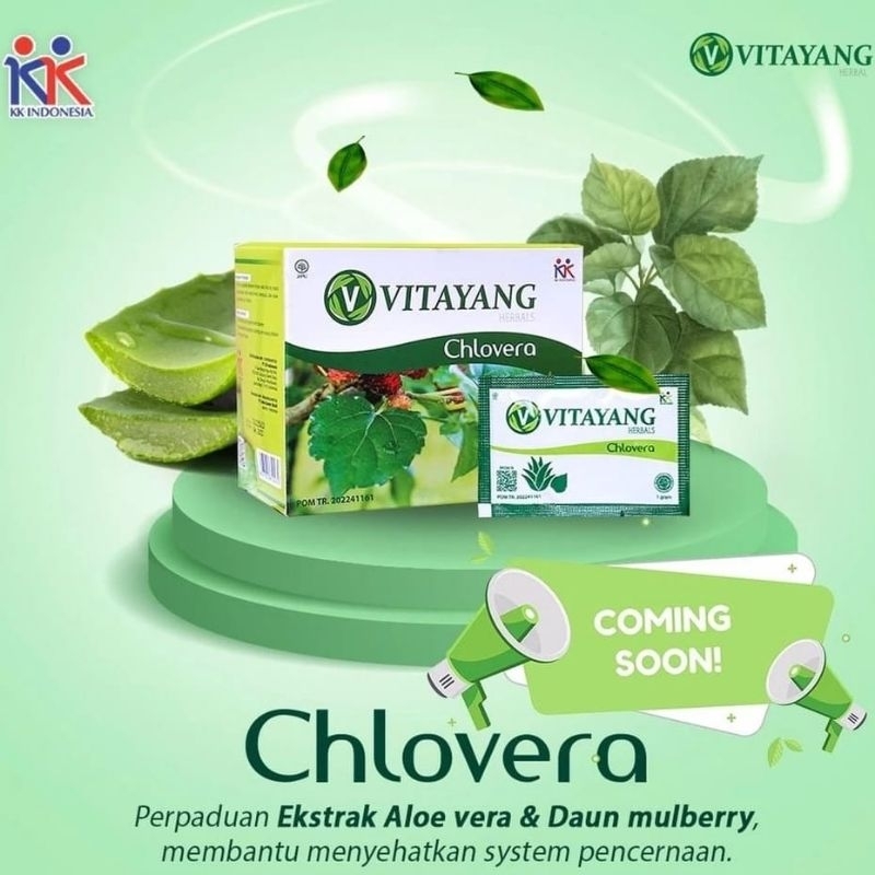 Vitayang Chlovera (Membantu melancarkan Pencernaan)