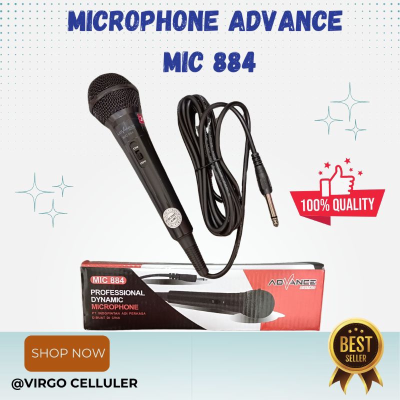 [PROMO] Advance Microphone 884 / Dynamic Profesional Microphone advance 884