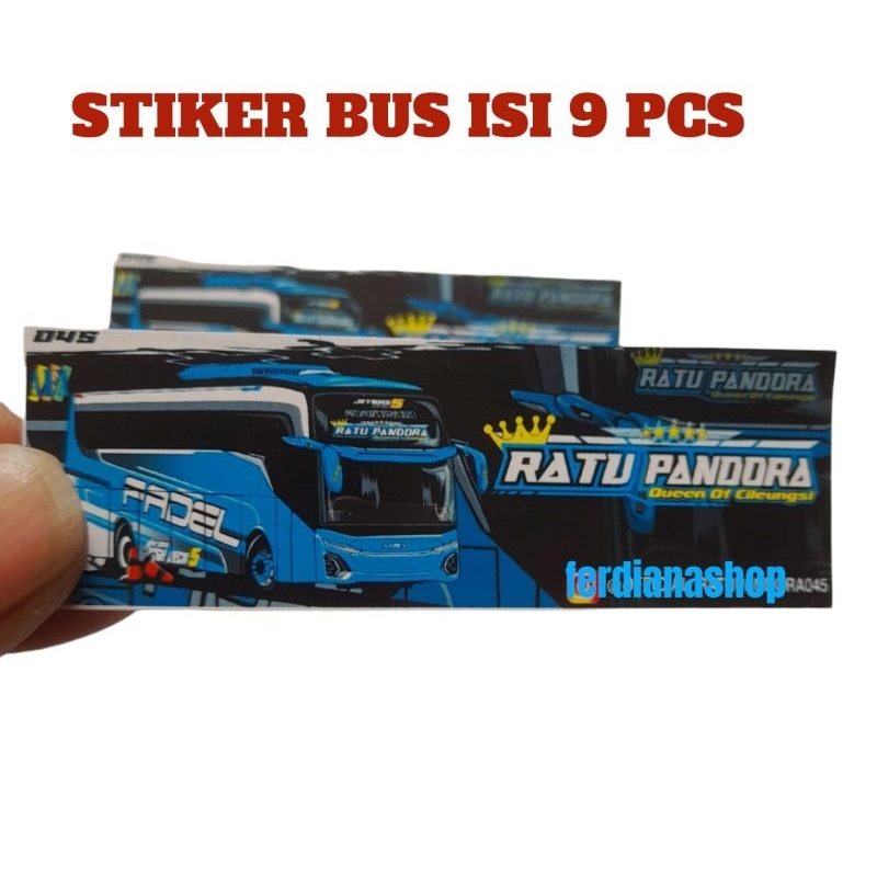 

Stiker bus viral basuri isi 9 lembar