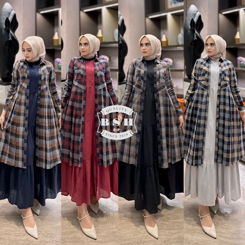 NEW PIRAMID DRESS 2IN1 BSH PREMIUM