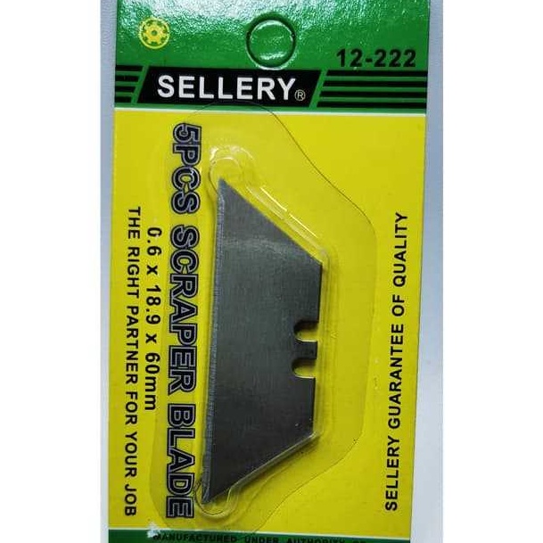 

Hanya untuk Pelanggan Setia SELLERY 12222 Refill Mata Pisau cutter folding trapeziform blade 5 pcSELLERY 12222 Refill Mata Pisau cutter folding trapeziform blade 5 pc