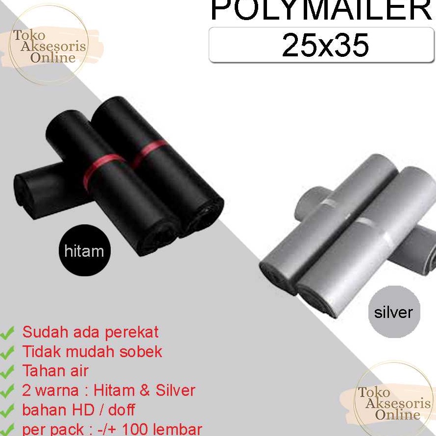 

Flash TAO Plastik Packing Polymailer HD Hitam Silver dengan perekat 25x35TAO Plastik Packing Polymailer HD Hitam Silver dengan perekat 25x35