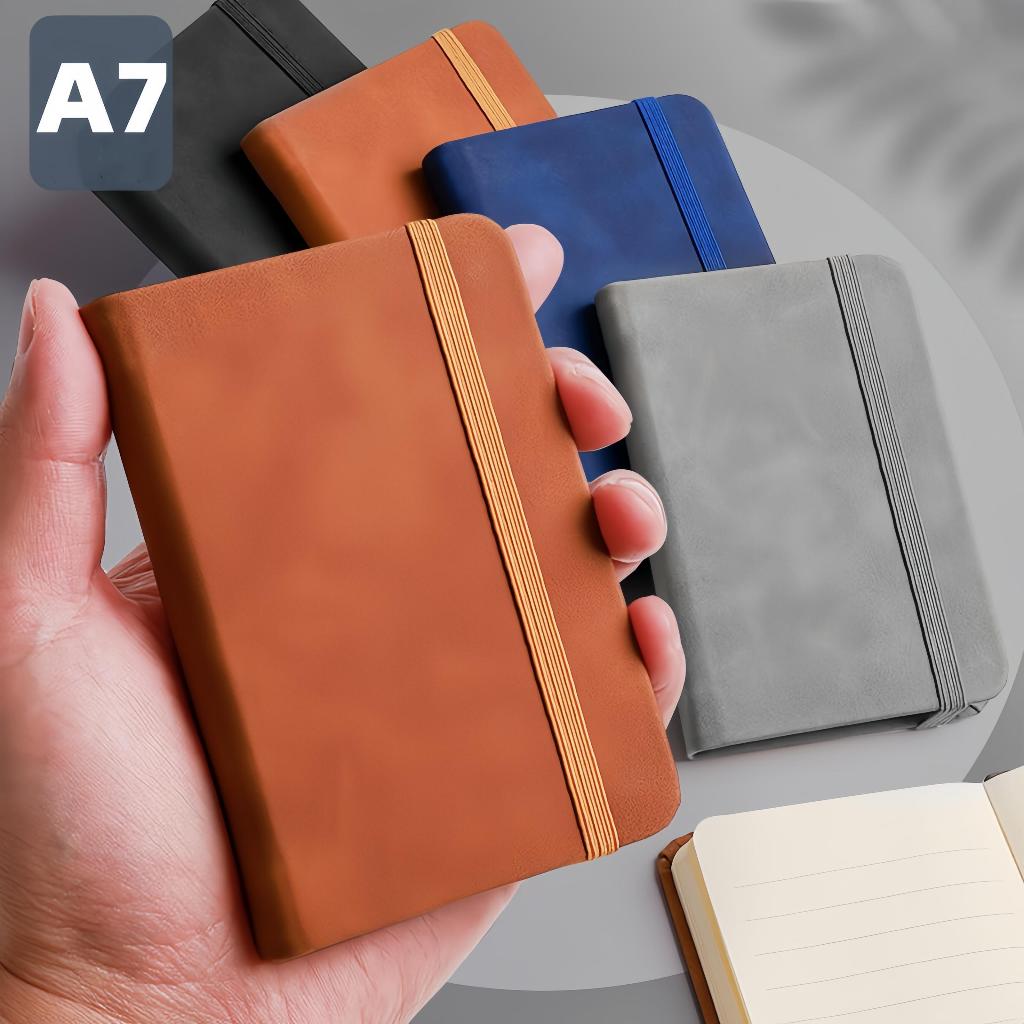 

Notepad A7 portabel untuk membawa buku catatan kecil, buku catatan kosakata bahasa Inggris, buku catatan saku mini sederhana