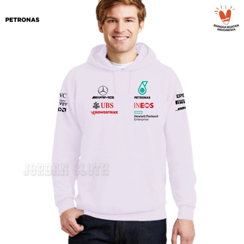 Hoodie Jaket Sweater Team F1 Petro nas Amg Mercedes Racing