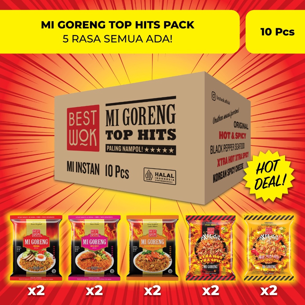 

SGT941 STAR Best Wok Mi Goreng Top Hits Pack 1 Pcs