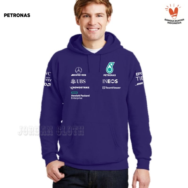 Hoodie Jaket Sweater Team F1 Petro nas Amg Mercedes