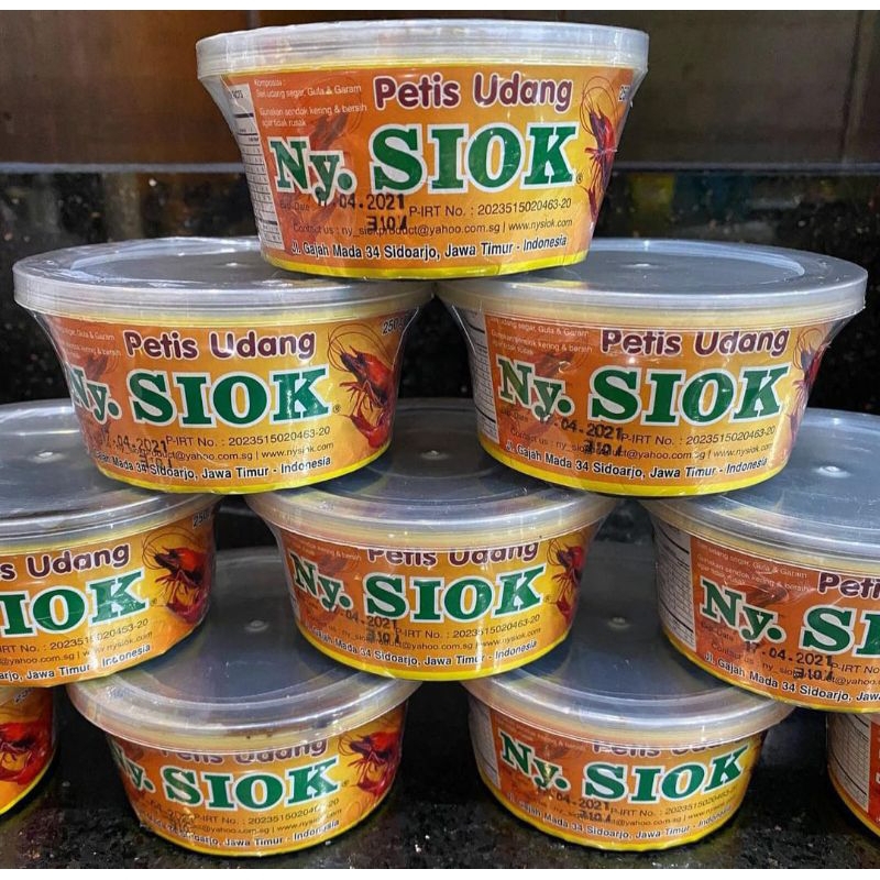 

PETIS UDANG NYONYA / NY. SIOK ORIGINAL 250 GR