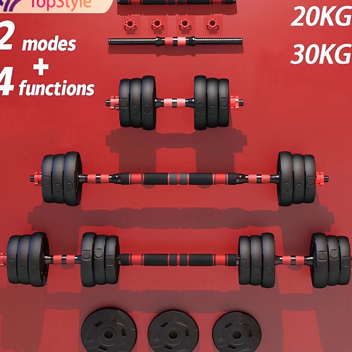 Paling Laris YT Dumbell Set 3KG Peralatan Fitness Barbel Bisa Disambung Tiang Angkat Dengan Perlindungan Lingkungan Untuk Pria Wanita Gym Equipment