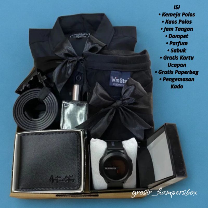 HAMPERS GIFT BOX COWOK KADO ULANG TAHUN KADO ANNIVERSARY