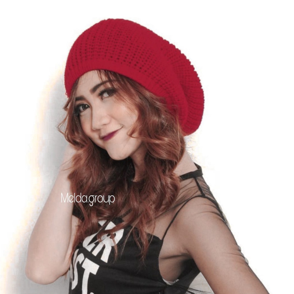 KYX615 BAYAR DITEMPAT  Kupluk Rajut Besar Topi Kupluk Pria Wanita Knitted Outdoor Unisex